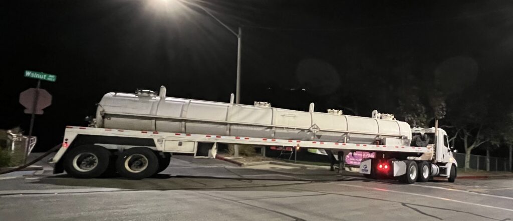 Orange County Grease Co Oil Collection Truck